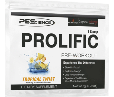 PEScience Proliﬁc 1 serv Melon Berry / Tropical Twist