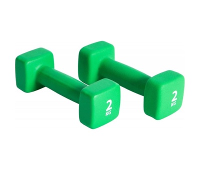 PURE 2Improve Neoprene Dumbbells (hantlid) 2x 2kg