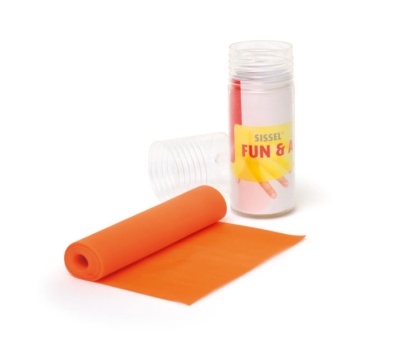 SISSEL Fun & Active Band ORANGE (soft) 15cm x 2m