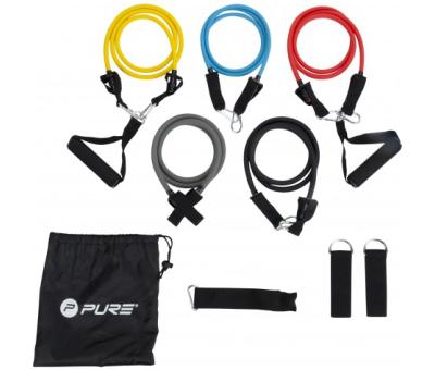 PURE 2Improve Exercise Tube set (Tuub-treeningkummide komplekt)