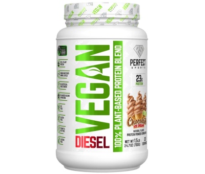 PERFECT Sports DIESEL Vegan 100% Plant-Based Protein 1.5lb/700g