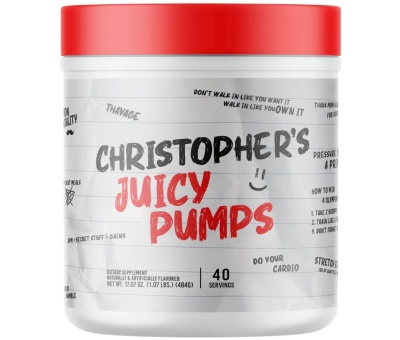 Raw Nutrition Christopher´s Juicy Pumps 480g / 40 servings