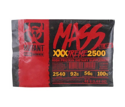 MUTANT Mass XXXTREME 2500 (1/6 servings) 48g SAMPLE