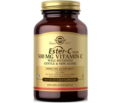 SOLGAR Ester-C Plus 500mg Vitamin C 100 veg caps
