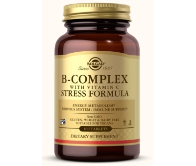 SOLGAR B-Complex with Vitamin C 100tab