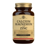 SOLGAR Calcium Magnesium plus Zinc - 100 Tablets