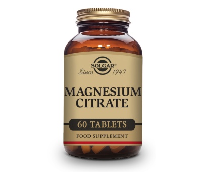 SOLGAR Magnesium Citrate 60tab (Magneesiumtsitraat)