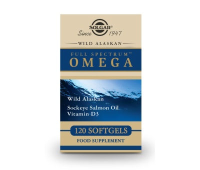 SOLGAR Wild Alaskan Full Spectrum Omega 120 Softgels