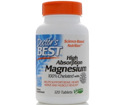 DR´S BEST Magnesium High Absorption 100% Chelated 120tabs