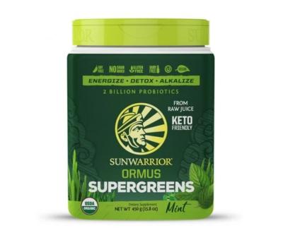 SUNWARRIOR Ormus Super Greens (90 serv) 450g Mint