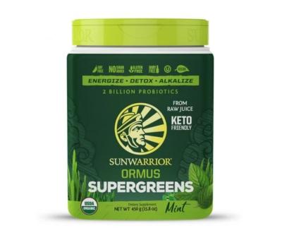 SUNWARRIOR Ormus Super Greens (90 serv) 450g Mint