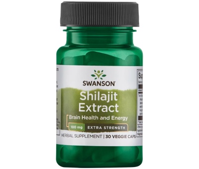 SWANSON Shilajit Extract, 100mg - 30 vcaps BB 06/26