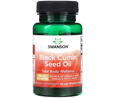 SWANSON Black Cumin Seed Oil 500mg - 60 liquid vcaps