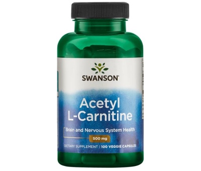 SWANSON Acetyl L-Carnitine, 500mg - 100 vcaps 