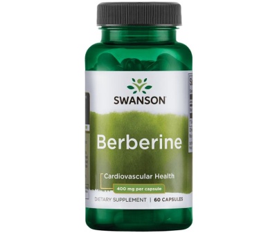 SWANSON Berberine, 400mg - 60 caps (berberiin)