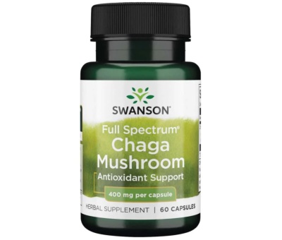 SWANSON Chaga Mushroom 400mg - 60caps
