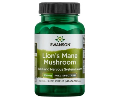 SWANSON Lion´s Mane Mushroom 500mg - 60 caps