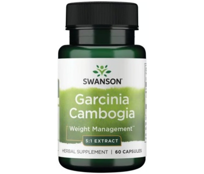 SWANSON Garcinia Cambogia 5:1 Extract 80 mg 60 Capsules
