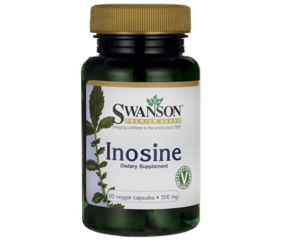 SWANSON Inosine 500mg, 60 Veg Capsules