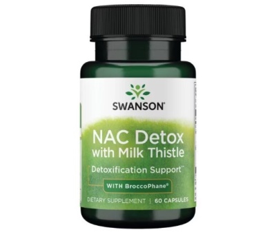SWANSON NAC Detox With Milk Thistle 60caps