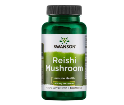 SWANSON Reishi Mushroom, 600mg - 60 caps