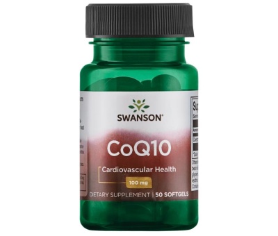 SWANSON CoQ10, 100mg - 50softgels