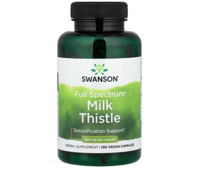 SWANSON Milk Thistle 500mg - 100 caps