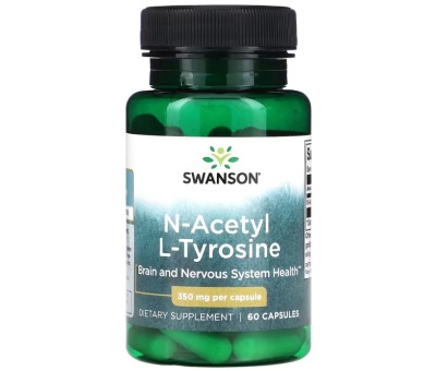 SWANSON N-Acetyl L-Tyrosine, 350mg - 60 caps