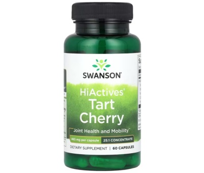 SWANSON HiActives Tart Cherry 465mg - 60 caps