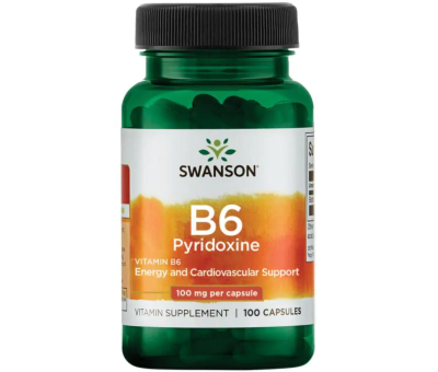 SWANSON Vitamin B6 100mg - 100 caps