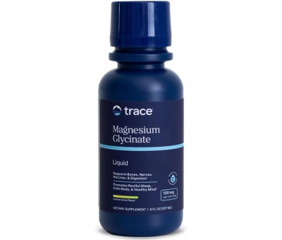 Trace Minerals Liquid Magnesium Glycinate 237ml Lemon Lime