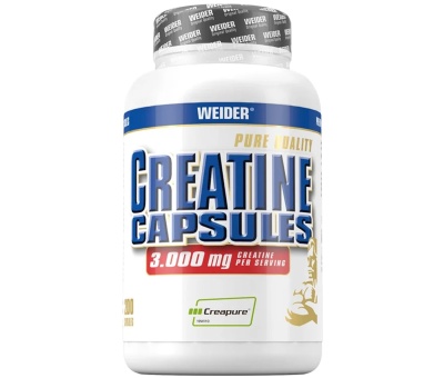 WEIDER Creatine Capsules (Creapure) - 200 caps