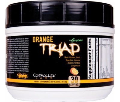 CONTROLLED LABS Orange Triad + Greens 408 grams