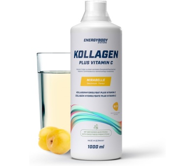 ENERGYBODY Collagen Liquid Plus Vitamin C (Stevia) 1000ml 