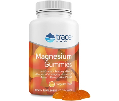 Trace Minerals Magnesium Gummies 120Gummies Mandarine