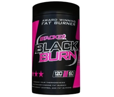 Stacker2 Black Burn - 120 vcaps