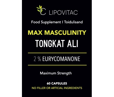 LIPOVITAC Tongkat Ali 645mg (Eurycoma Longjack) - 60 caps