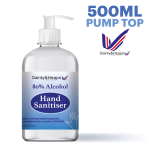 Dainty & Heaps 80% Hand Sanitiser Pump 500ml