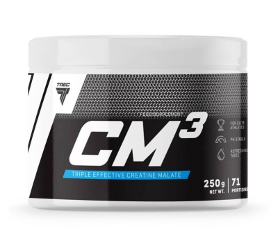 TREC CM3 Creatine Malate Powder 250g Orange