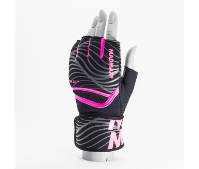 MADMAX MAXGEL Fighting Gloves Black/Pink (MBF-906) S/M