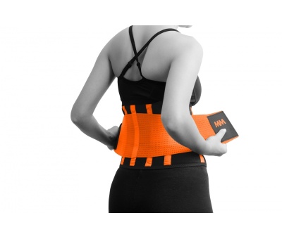 MADMAX Slimming Belt - Black/Neon Orange (MFA-277)