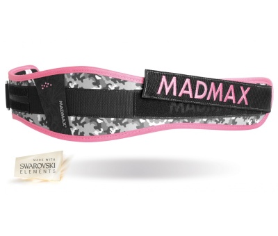 MADMAX WMN Synthetic Belt - Camo / Pink (MFB-314)