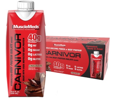 MUSCLEMEDS Carnivor RTD Beef Protein Shake 500ml Chocolate