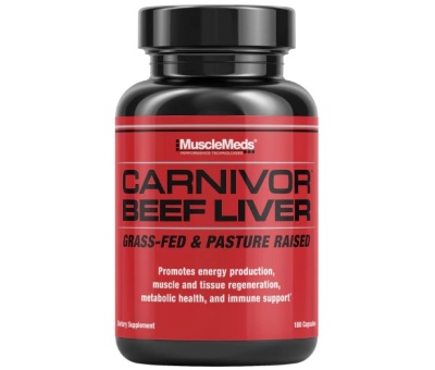 MUSCLEMEDS Beef Liver 180 Capsules (Veisemaks)