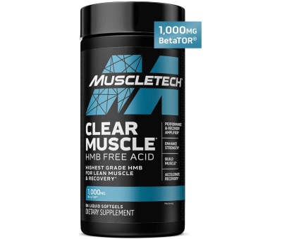 MUSCLETECH Clear Muscle HMB Free Acid 84 Liquid Softgels