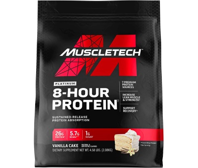 MUSCLETECH Platinum 8-Hour Protein 2.09kg/4.6lbs