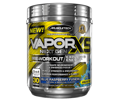 MUSCLETECH Vapor X5 Next Gen 30 servings Fruit Punch