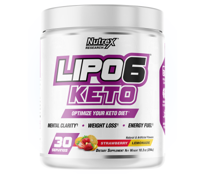 NUTREX Lipo 6 KETO 30servings Strawberry Lemonade