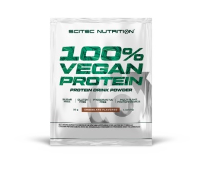 SCITEC 100% Vegan Protein 33g Choc/Vanilla SAMPLE