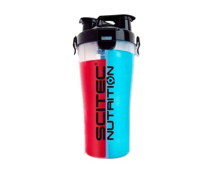 SCITEC Plastic Dual shaker 700 ml (2x350ml)